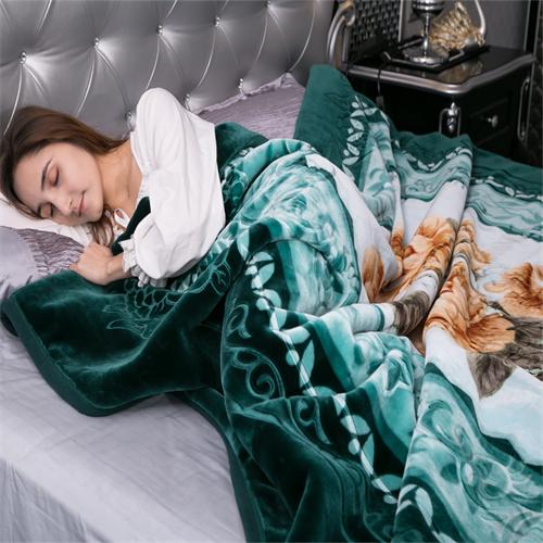 Plush raschel blanket best sale