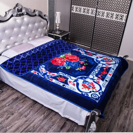 Mink Blanket Navy blue