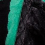 Black Leave Mink Blanket Details