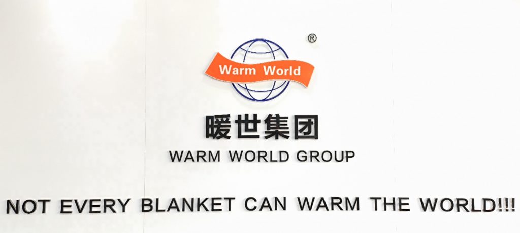 Warm world group blanket